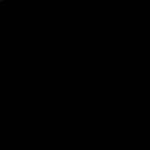 a red circle with an angry face and a star on it