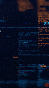 a woman with red hair is standing in front of a computer screen with the name danaya on it