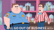 Ill Go Out Of Business Dusty Marlow GIF - Ill Go Out Of Business Dusty Marlow Paradise Pd GIFs