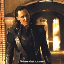 Loki Tell Me What You Need GIF - Loki Tell Me What You Need Tom Hiddleston GIFs