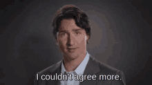 Justin Trudeau I Couldnt Agree More GIF