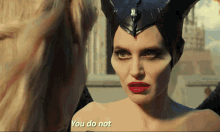 you dont know me go away maleficent angelina jolie maleficent mistress of evil
