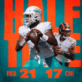Chicago Bears (17) Vs. Miami Dolphins (21) Half-time Break GIF