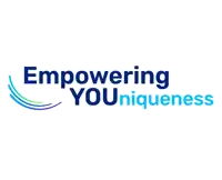 a logo for empowering you uniqueness with a green star