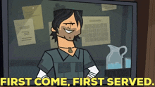 Total Drama Chris Mclean GIF - Total Drama Chris Mclean First Come First Served GIFs