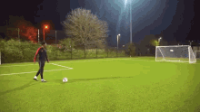 Soccer Ball Kick Goal Post GIF - Soccer Ball Kick Goal Post Bounce Off GIFs