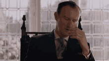 mycroft sherlock disappointed face palm