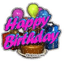 happy birthday to you balloons celebration