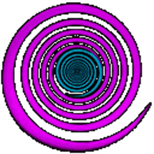 hypnose blue and pirple spiral hypnosis