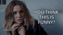 You Think This Is Funny Alice GIF - You Think This Is Funny Alice Kristen Bell GIFs