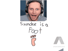 Foot Is A GIF - Foot Is A Ssundee GIFs