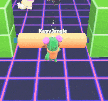 a video game with kapy jungle written on the bottom of the screen