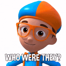 who were they blippi blippi wonders educational cartoons for kids what were their identities what were their names