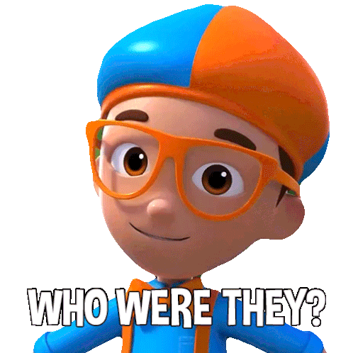 Who Were They Blippi Sticker - Who Were They Blippi Blippi Wonders Educational Cartoons For Kids Stickers