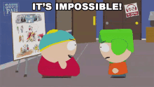 Its Impossible Eric Cartman GIF - Its Impossible Eric Cartman Kyle Broflovski GIFs