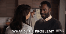 Whats The Problem Baron Vaughn GIF - Whats The Problem Baron Vaughn Nwabudike Bergstein GIFs