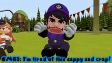 Smg4 Smg3 GIF - Smg4 Smg3 Im Tired Of This Sappy Sad Crap GIFs