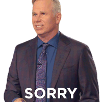 Sorry Gerry Dee Sticker - Sorry Gerry Dee Family Feud Canada Stickers