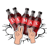 Demas Cocacola Sticker - Demas Cocacola Juntos Para Algo Mejor Stickers