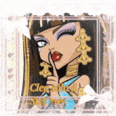 a picture of cleo solo with the name stef written on it