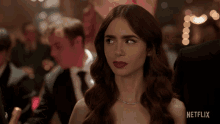 Offended Emily Cooper GIF - Offended Emily Cooper Lily Collins GIFs