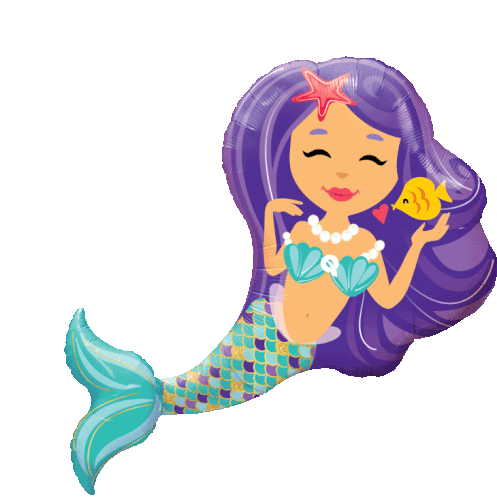 Mermaid Under The Sea Sticker - Mermaid Under The Sea Magical Stickers