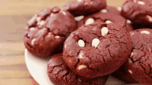 Red Velvet Cookies Cookie GIF - Red Velvet Cookies Cookie Dessert GIFs
