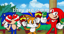 Jammin Sonic And Tails Dancing GIF - Jammin Sonic And Tails Dancing Sonic The Hedgehog GIFs
