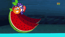Slide Watermelon GIF - Slide Watermelon Orange GIFs