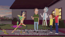 rick and morty mister nimbus police control
