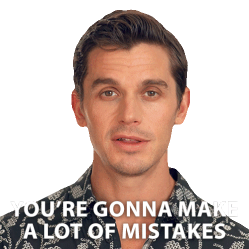 You'Re Gonna Make A Lot Of Mistakes Antoni Sticker - You'Re Gonna Make A Lot Of Mistakes Antoni Queer Eye Stickers