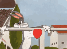Bugs Bunny Heart Beat GIF - Bugs Bunny Heart Beat Fast GIFs