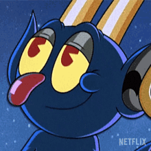 Worried Face The Devil GIF - Worried Face The Devil The Cuphead Show GIFs