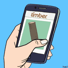 Timber GIF - Tinder Timber Swipe GIFs