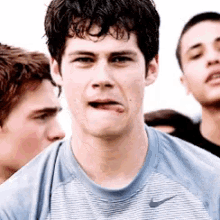 Dylan O Brien Tongue Out GIF - Dylan O Brien Tongue Out Tired GIFs