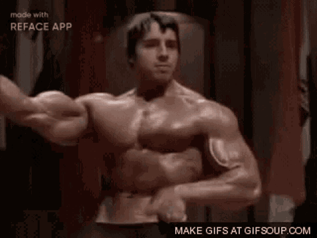Flexing Arnold GIF - Flexing Flex Arnold - Discover & Share GIFs