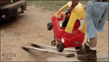 Toy Truck Failure Funny GIF - Toy Truck Failure Funny GIFs