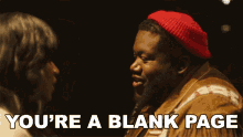 Youre A Blank Page Michael Trotter Jr GIF - Youre A Blank Page Michael Trotter Jr Tanya Trotter GIFs