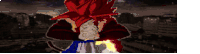 a cartoon character with red hair and a blue shirt