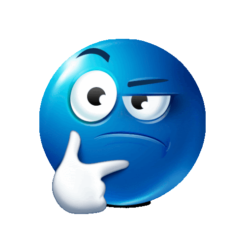 Blue Emoji Sticker - Blue Emoji Stickers