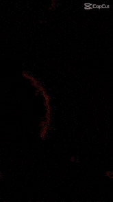 a close up of the sun with a caption that says " capcut "