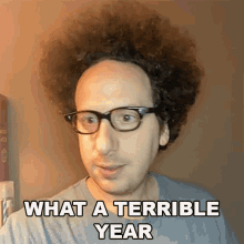 What A Terrible Year Josh Sussman GIF - What A Terrible Year Josh Sussman Cameo GIFs