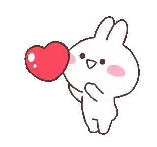 Mimi And Neko Heart Sticker - Mimi And Neko Heart Love Stickers