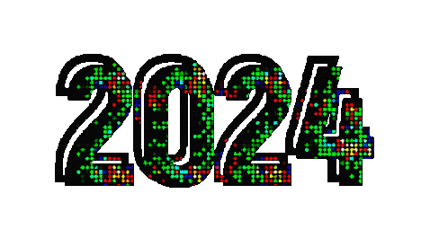 2024 Light Text Gif Sticker - 2024 Light Text Gif Stickers