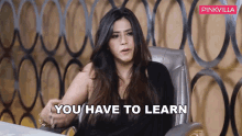 You Have To Learn Ekta Kapoor GIF - You Have To Learn Ekta Kapoor Pinkvilla GIFs