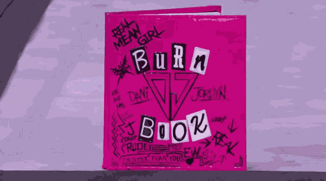 Mean Girls Burn Book Game