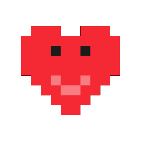 Felipedevicente Heart Sticker - Felipedevicente Heart Pixelart Stickers