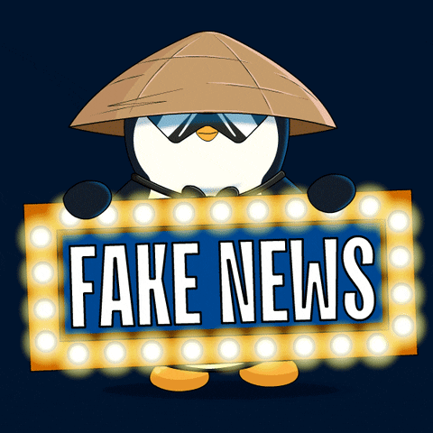 Penguin Fake Sticker - Penguin Fake Wrong - Discover & Share GIFs