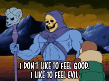 Good Evil GIF - Good Evil Skeletor GIFs