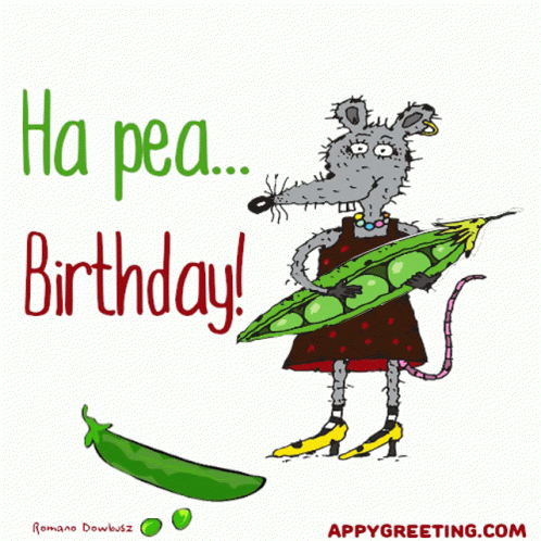 Funny Happy Birthday Cartoons GIFs | Tenor